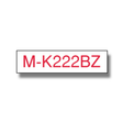 Cinta para rotuladora Brother 9 mm Blanco y Rojo MK222BZ