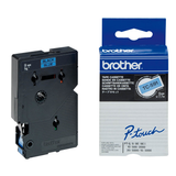 Cinta para rotuladora Brother 9 mm Negro sobre azul TC591