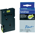 Cinta para rotuladora Brother 12 mm Negro sobre amarillo TC601