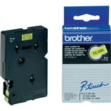 Cinta para rotuladora Brother 9 mm Negro sobre amarillo TC691