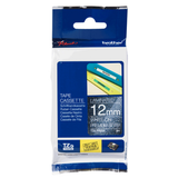 Cinta para rotuladora Brother 12 mm Blanco sobre plata TZePR935 - vista 2