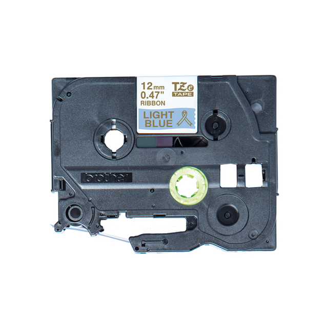 Cinta para rotuladora Brother 12 mm Dorado TZeRL34