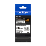 Cinta para rotuladora Brother 36 mm Blanco y Negro TZES261 - vista 3