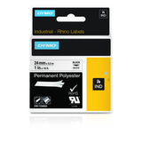 Cinta para rotuladora Dymo 24 mm Negro sobre blanco 1734523