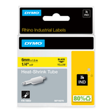 Cinta para rotuladora Dymo 6 mm Negro sobre amarillo 18052 - vista 2