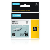 Cinta para rotuladora Dymo 9 mm Negro sobre blanco 18053