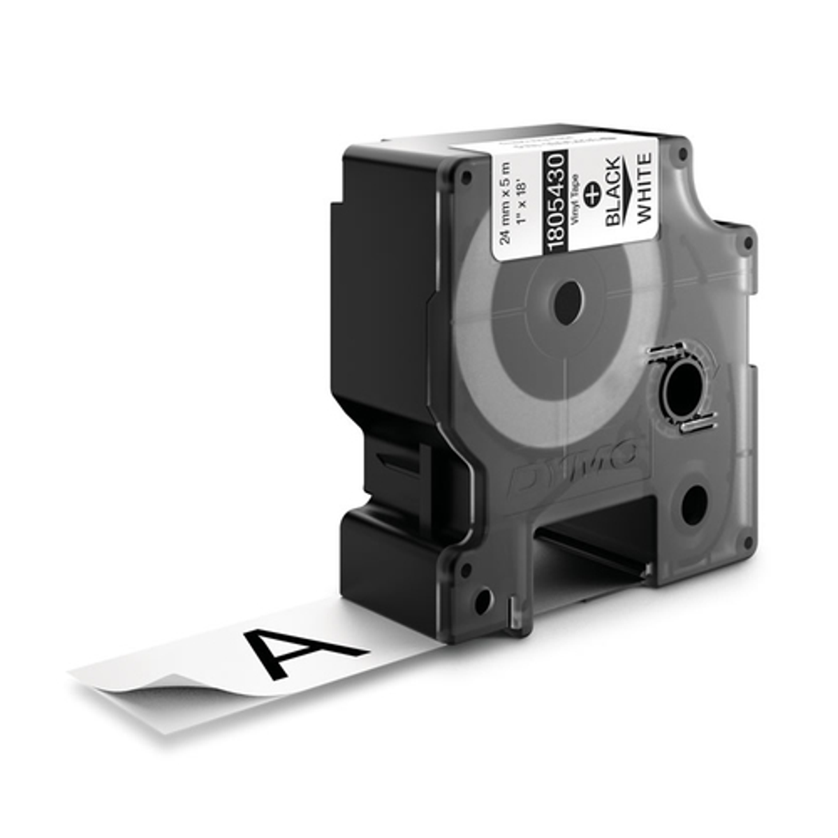 Cinta para rotuladora Dymo 24 mm Negro sobre blanco 1805430 - vista 4