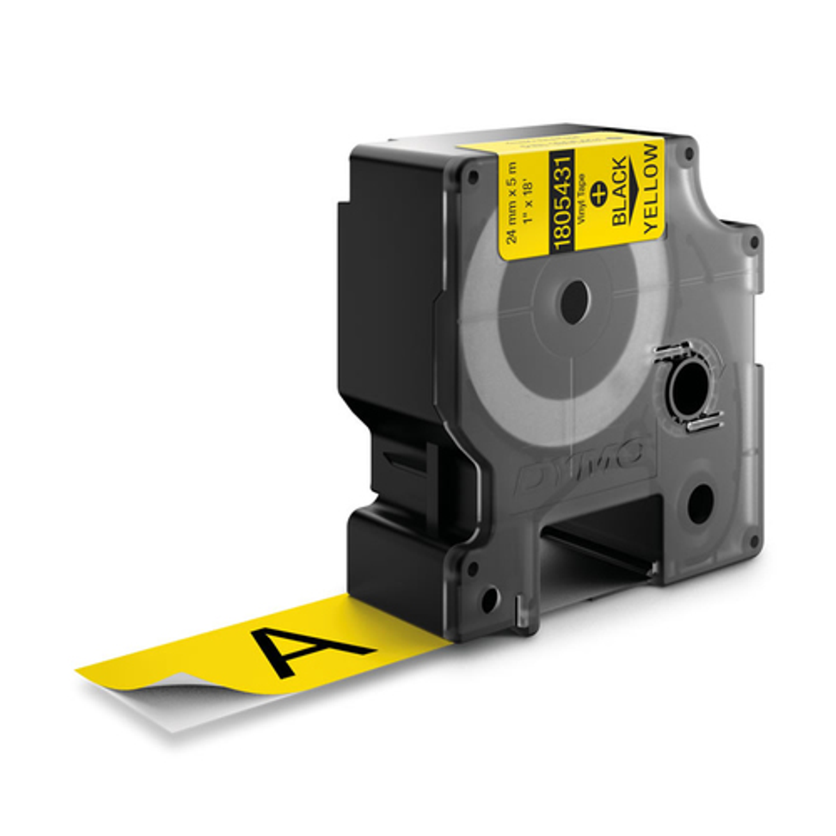 Cinta para rotuladora Dymo 24 mm Negro sobre amarillo 1805431 - vista 4