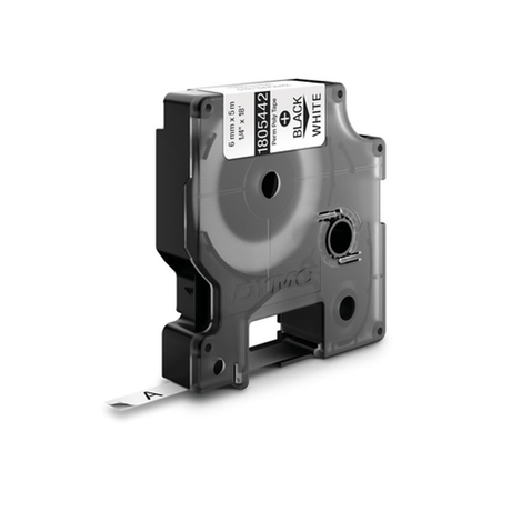 Cinta para rotuladora Dymo 6 mm Negro sobre blanco 1805442 - vista 4