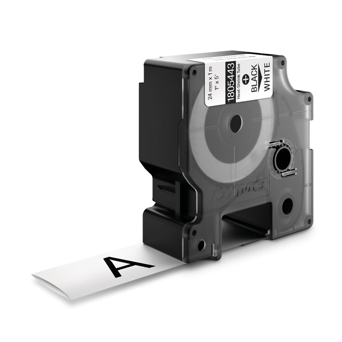 Cinta para rotuladora Dymo 24 mm Negro sobre blanco 1805443