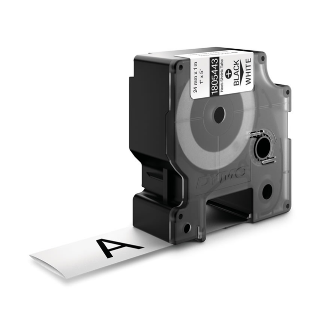 Cinta para rotuladora Dymo 24 mm Negro sobre blanco 1805443