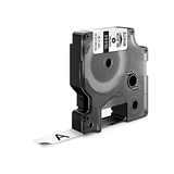 Cinta para rotuladora Dymo 12 mm Negro sobre blanco 18444 - vista 4