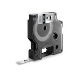Cinta para rotuladora Dymo 9 mm Negro sobre metálico 18485 - vista 4