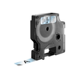 Cinta para rotuladora Dymo 12 mm Negro sobre transparente S0720500