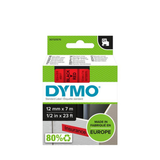 Cinta para rotuladora Dymo 12 mm Negro sobre rojo S0720570 - vista 2