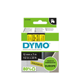 Cinta para rotuladora Dymo 12 mm Negro sobre amarillo S0720580 - vista 2