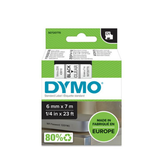 Cinta para rotuladora Dymo 6 mm Negro sobre transparente S0720770 - vista 2