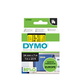 Cinta para rotuladora Dymo 24 mm Negro sobre amarillo S0720980 - vista 2