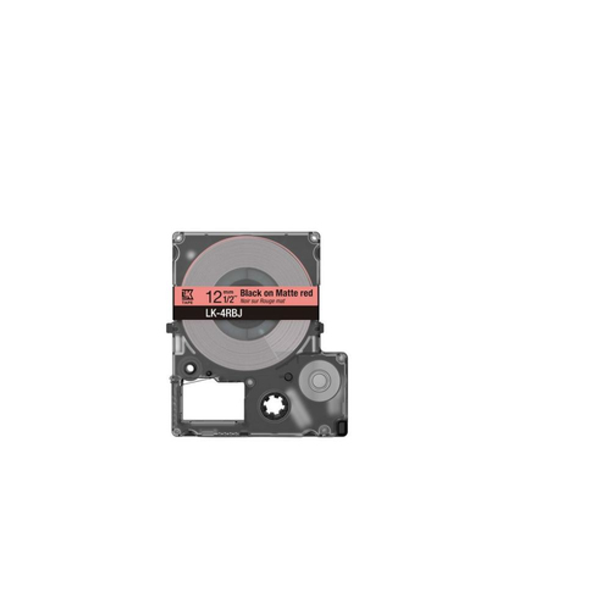 Cinta para rotuladora Epson 12 mm Negro y Rojo C53S672071 - vista 2