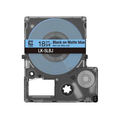 Cinta para rotuladora Epson 12 mm Azul y Negro C53S672080