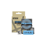 Cinta para rotuladora Epson 24 mm Azul y Negro C53S672082