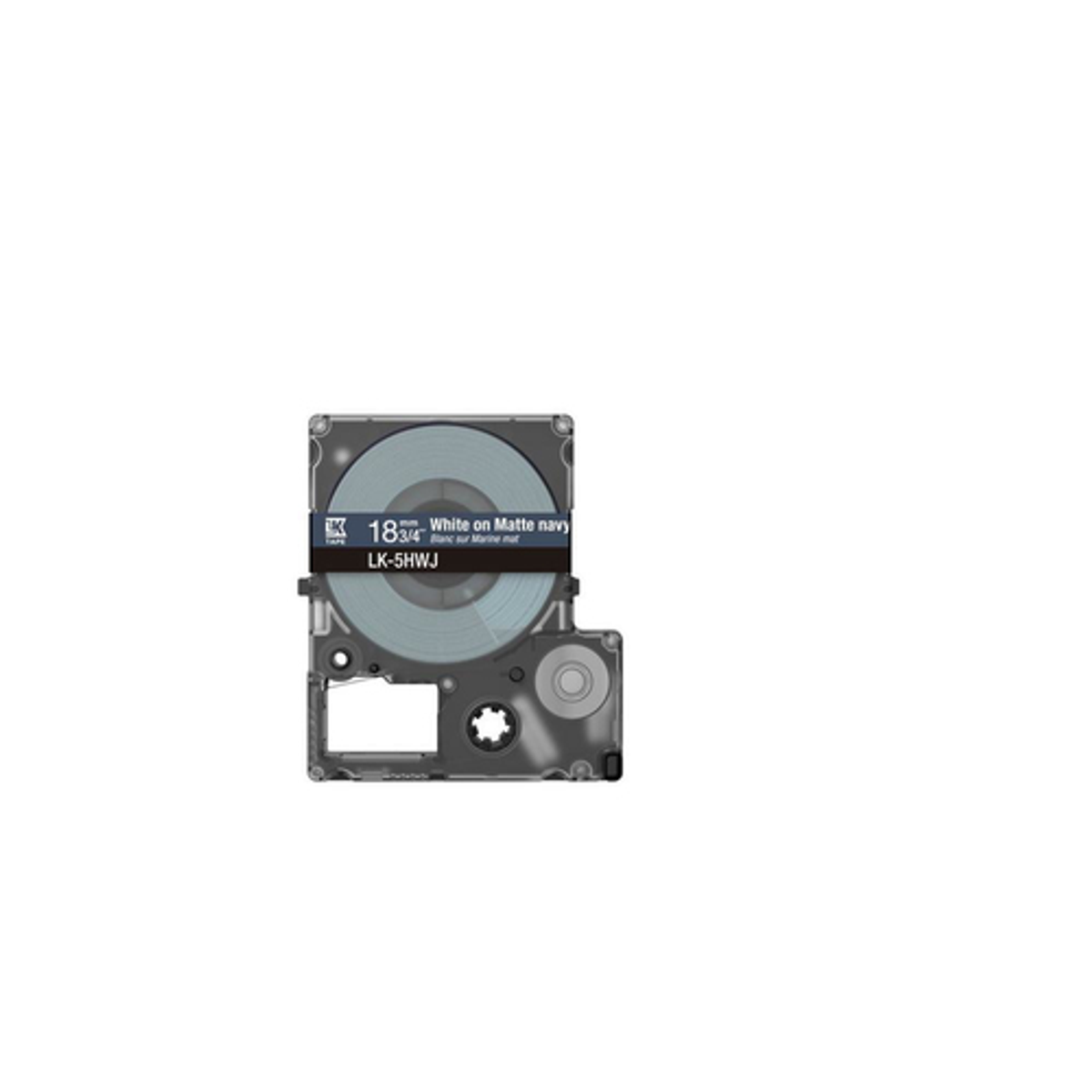 Cinta para rotuladora Epson 18 mm Azul marino y Blanco C53S672085 - vista 3