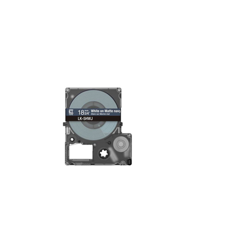 Cinta para rotuladora Epson 18 mm Azul marino y Blanco C53S672085 - vista 3