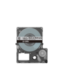 Cinta para rotuladora Epson 18 mm Negro sobre gris C53S672087 - vista 3