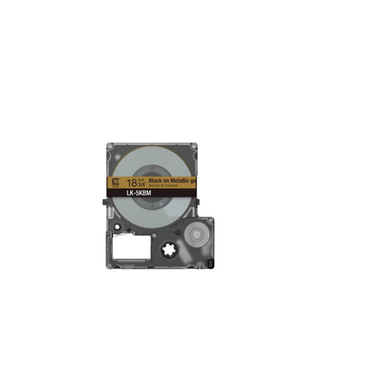 Cinta para rotuladora Epson 18 mm Dorado y Negro C53S672093 - vista 2