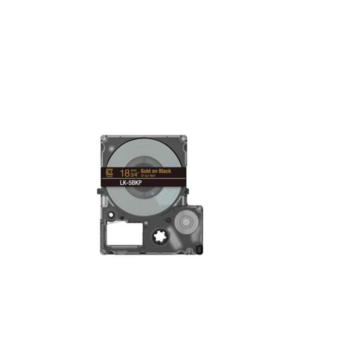 Cinta para rotuladora Epson 18 mm Dorado y Negro C53S672095 - vista 2