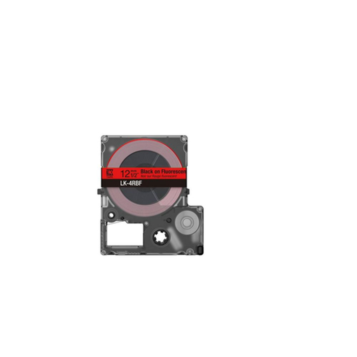 Cinta para rotuladora Epson 12 mm Negro y Rojo C53S672099 - vista 2