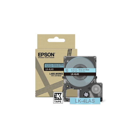 Cinta para rotuladora Epson 12 mm Azul claro y Gris C53S672106