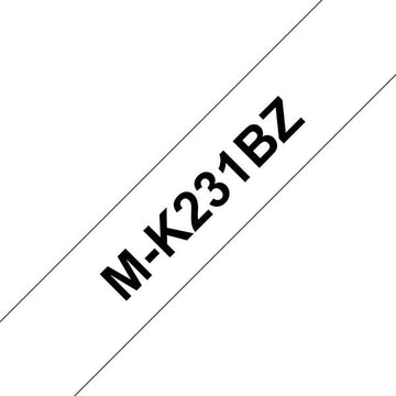 Cinta compatible Brother MK231BZ ANCHO12MM MK231BK Negro
