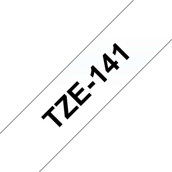 Cinta compatible Brother TZE141 ANCHO18MM Negro