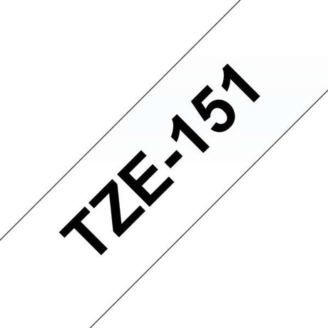 Cinta compatible Brother TZE151 ANCHO24MM Negro