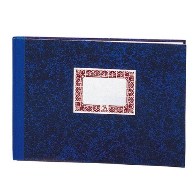 Cuaderno Dohe Cartone Rayado Horizontal 100h Folio Apaisado Azul