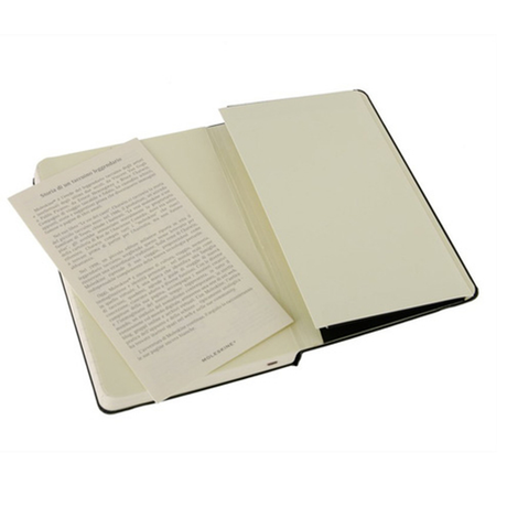 Cuaderno Moleskine Classic Tapa Dura 192 Paginas Rayado Pocket Negro - vista 4
