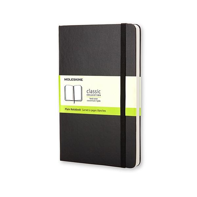 Cuaderno Moleskine Classic Tapa Dura 192 Paginas Liso Pocket Negro