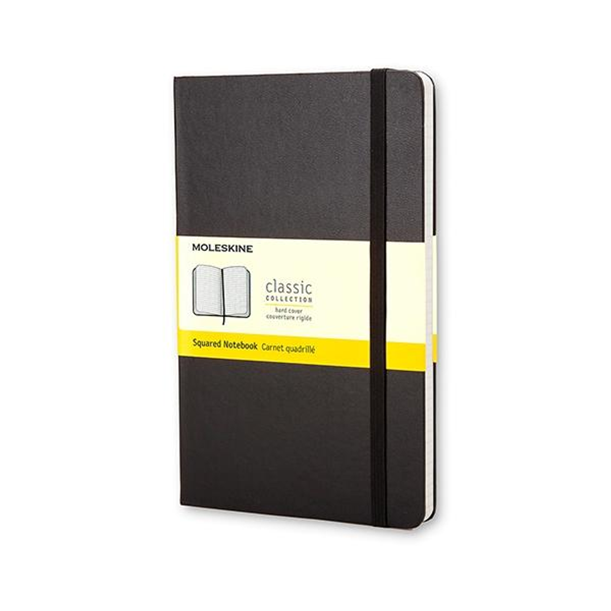 Cuaderno Moleskine Classic Tapa Dura 240 Paginas Cuadrícula 5x5 Large Negro