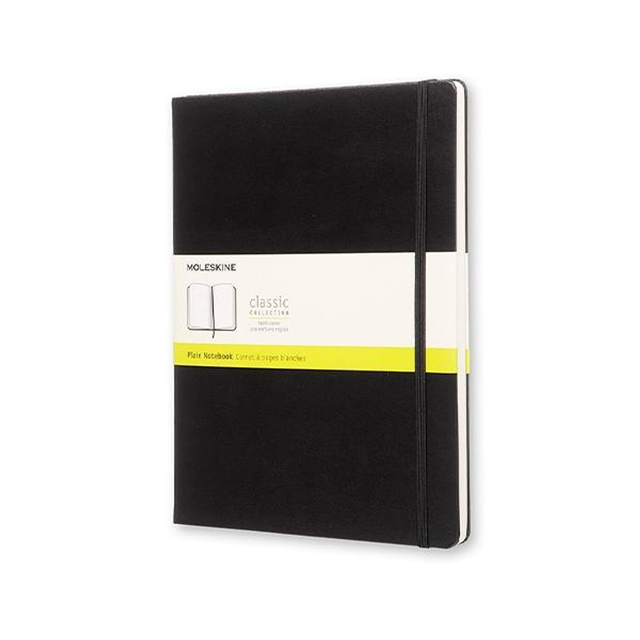 Cuaderno Moleskine Classic Tapa Dura 192 Paginas Liso X-large Negro