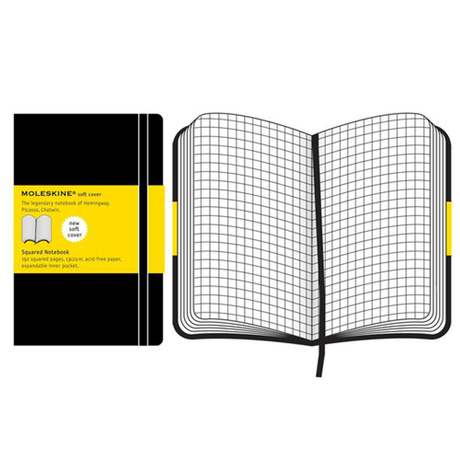 Cuaderno Moleskine Classic Tapa Blanda 240 Paginas Cuadrícula Large Negro - vista 2