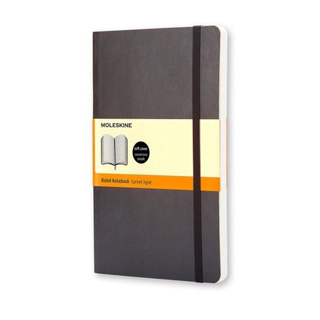 Cuaderno Moleskine Classic Tapa Blanda 240 Paginas Liso Large Negro