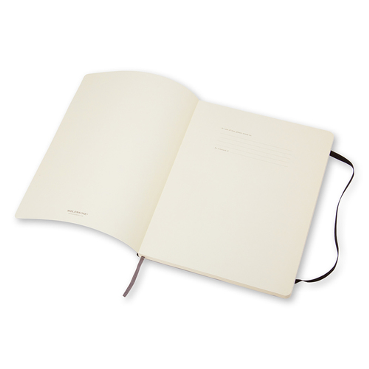 Cuaderno Moleskine Classic Tapa Blanda 192 Paginas Rayado X-large Negro - vista 2