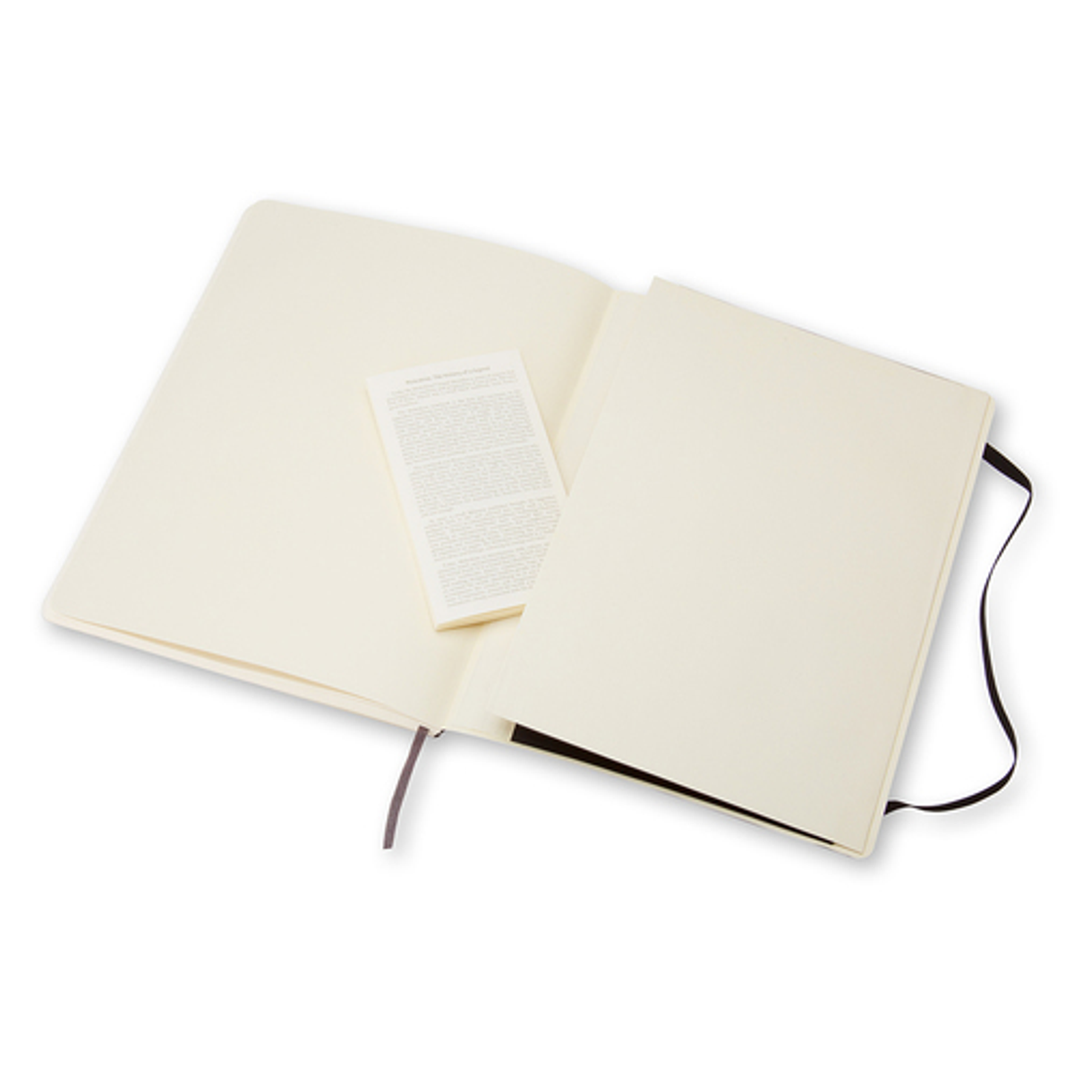 Cuaderno Moleskine Classic Tapa Blanda 192 Paginas Liso X-large Negro - vista 3