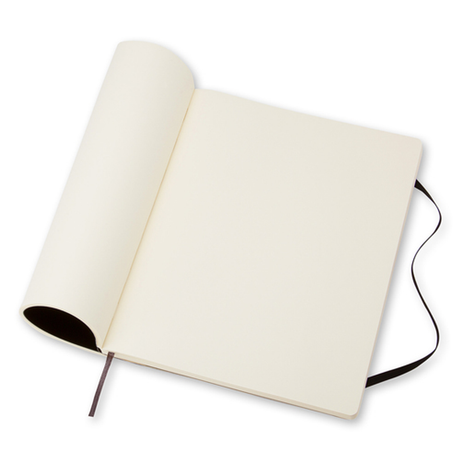 Cuaderno Moleskine Classic Tapa Blanda 192 Paginas Liso X-large Negro - vista 4