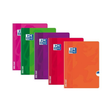 Cuaderno Oxford Libreta Grapada Tapa Plástico Openflex 48H 90G Horizontal A4 Colores