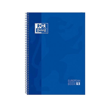 Cuaderno Oxford Microperfonado 80h 90g Cuadrícula 5x5 A4+ Azul