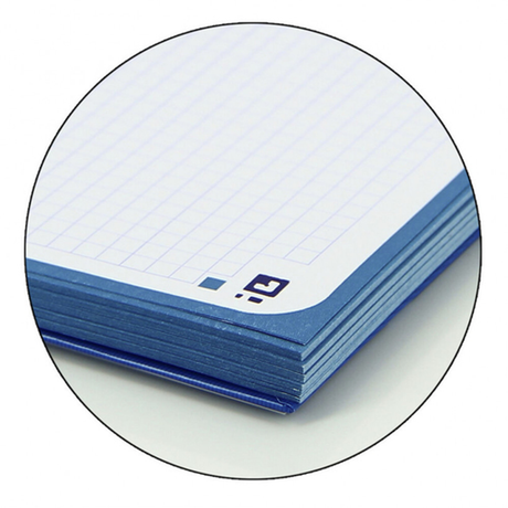 Cuaderno Oxford Microperfonado 80h 90g Cuadrícula 5x5 A4+ Azul - vista 2