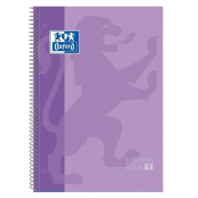 Cuaderno Oxford Microperforado Europeanbook 1 Tapas Extraduras 80H 90G 100430201
