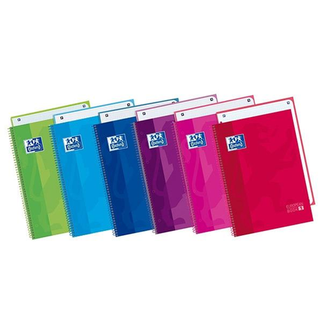 Cuaderno Oxford Microperforado Europeanbook 1 Tapas Extraduras 80H 90G Multicolor